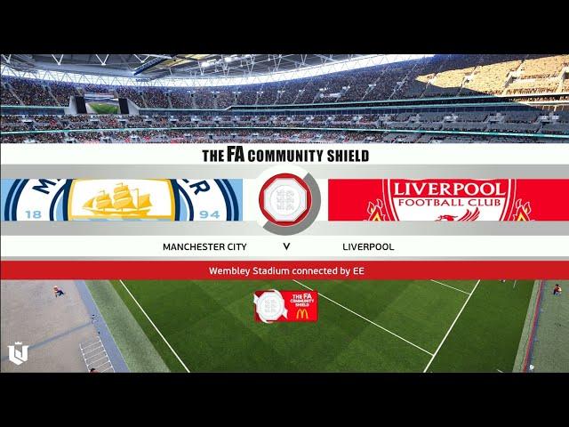 Liverpool vs Manchester City ● Community Shield 2022/23 ● Pes 2021