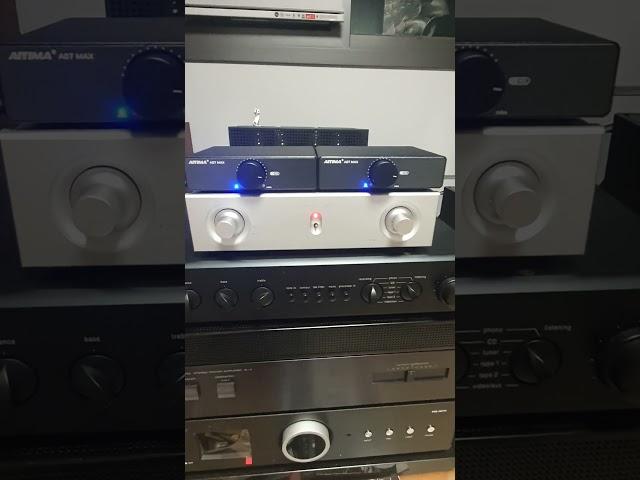 AIYIMA A07 Max 모노 모노 + JC-2 PREAMPLIFIER + 스피커 YAMAHA NS-1