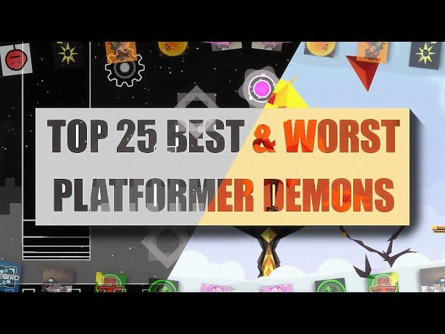 Top 25 Best and Worst Platformer Demons Ranked - Geometry Dash