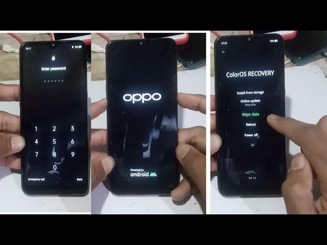 Oppo F9 pro HardReset Password Unlock|CPH1823 Pin Remove Without Pc 2023