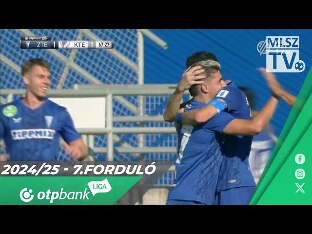 ZTE FC - Kecskeméti TE | 2-1 | (1-1) | OTP Bank Liga | 7. forduló | MLSZTV