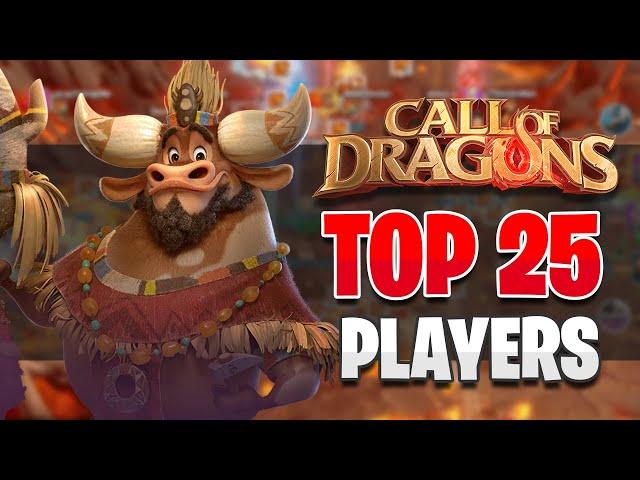 The Top 25 Strongest Players In The Game! [June 2024] | Call of Dragons