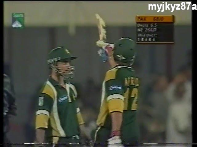 #PARTNERSHIP : Afridi & Imran Nazir - 100 Runs in 10 Overs - Vs New Zealand at Sharjha 2001