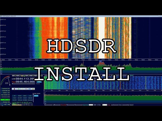 How to Install HDSDR Software for Your SDR Device