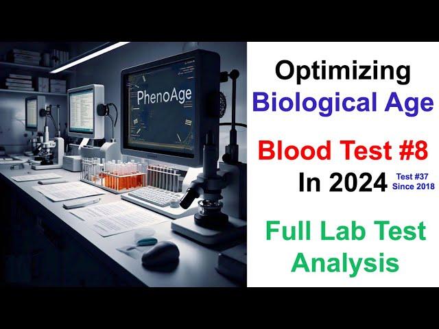 17.2y Younger Biological Age (Blood Test #8 In 2024, Test #56 Since 2015)