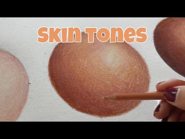 How To Draw Skin Tones With Color Pencils