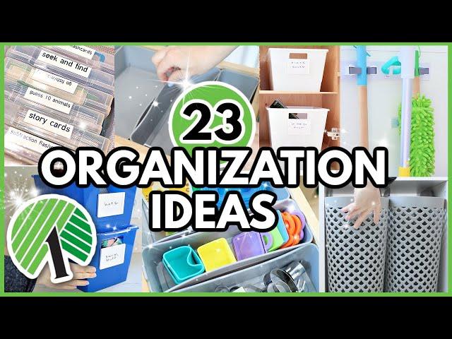 ALL NEW IDEAS  Organizing My Entire House From the Dollar Tree