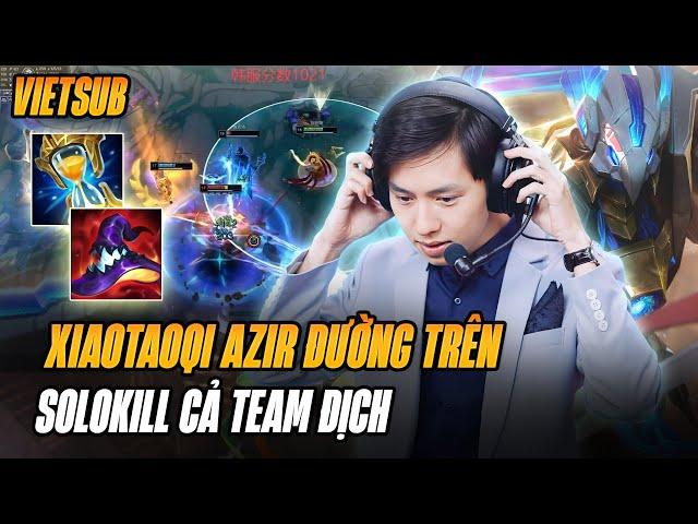 (Vietsub)Azir Đường Trên Của Xiaotaoqi Bán Hành Đại Cao Thủ Urgot Hàn Solokill Cả Team Địch Cực Khét