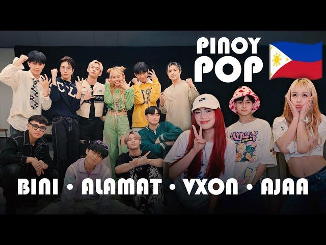 MEETING TRENDING & TALENTED P-POP GROUPS (ALAMAT ‘Jao', BINI ‘Mikha’ , VXON & AJAA) 