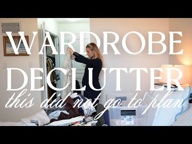 WARDROBE DECLUTTER and OUR 20 WEEK ANATOMY SCAN  #vlogmas2024