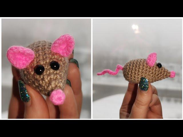 Простая МЫШКА крючком /  Mouse crochet 