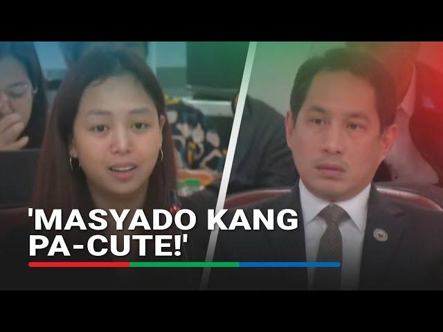 'Masyado kang pa-cute!' Patience wears thin over Cassandra Ong's 'attitude' at House hearing