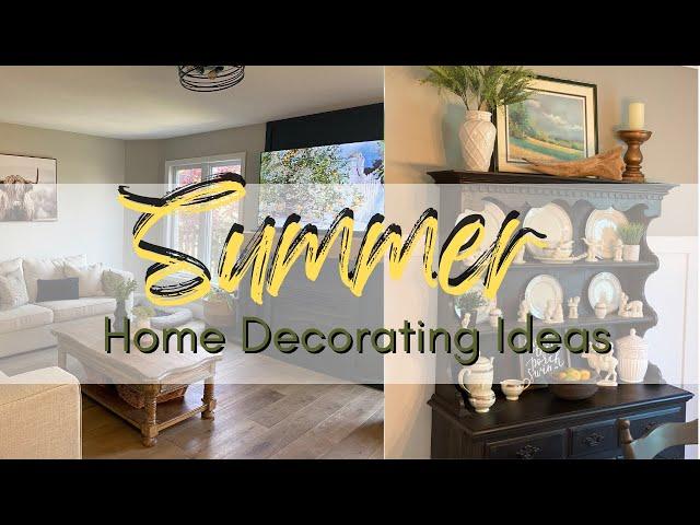  Summer Decorate With Me | Summer Home Decorating Ideas