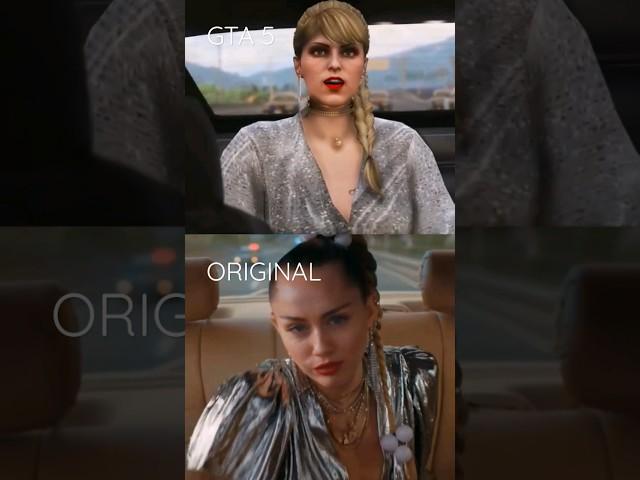 Nothing Breaks Like a Heart |GTA 5 VS Original comparison pt.2 #comparison #shorts #gta5 #mileycyrus