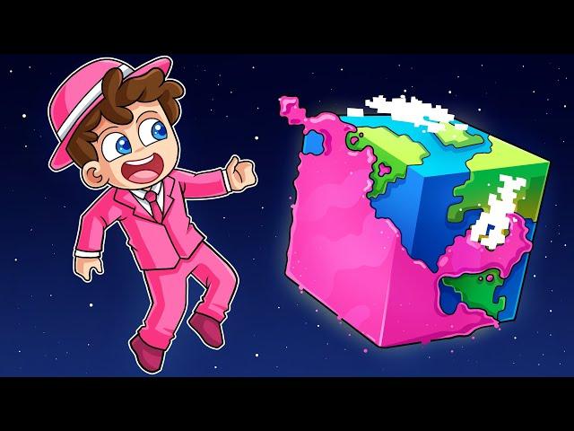 ¡Minecraft PERO TODO es ROSA! 🩷 MINECRAFT PERO SILVIOGAMER