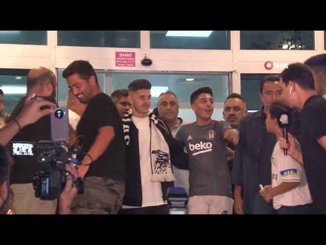 Beşiktaş’ın yeni transferi Milot Rashica, İstanbul’a geldi