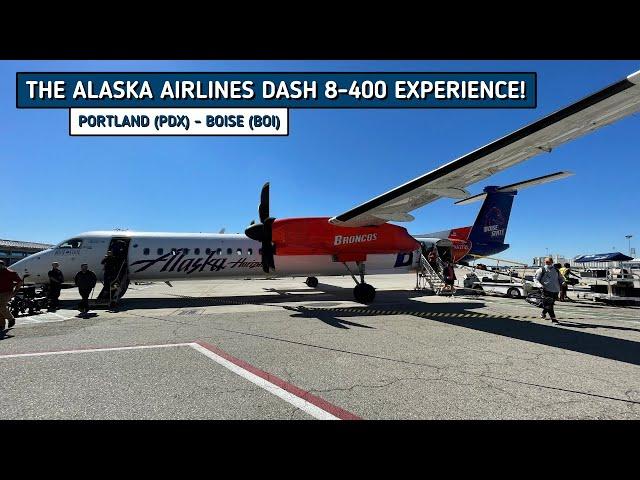 REVIEW | Alaska Airlines | Portland (PDX) - Boise (BOI) | Bombardier Dash 8-400 | Economy