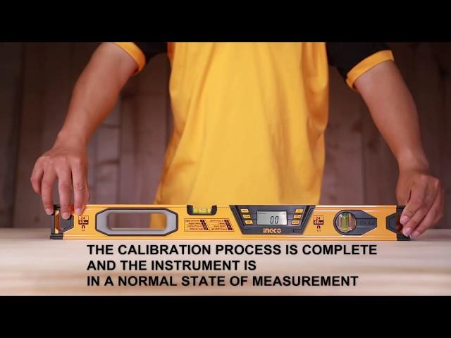 Calibration of digital level INGCO HSL08060D