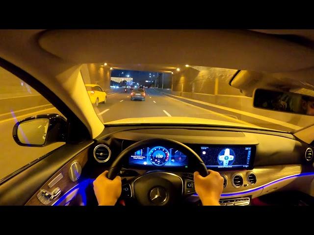 POV DRIVING | E 400 4MATIC | ШАШКИ ПО АЛЬ-ФАРАБИ
