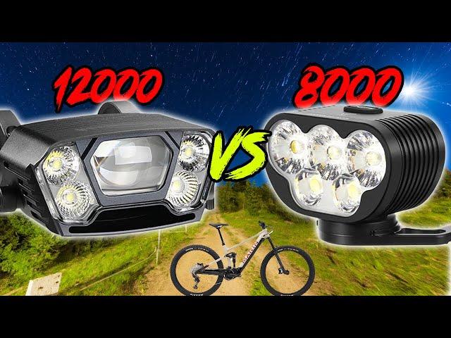 The Ultimate Bike Light Showdown - Magicshine Monteer 8000 vs 12000