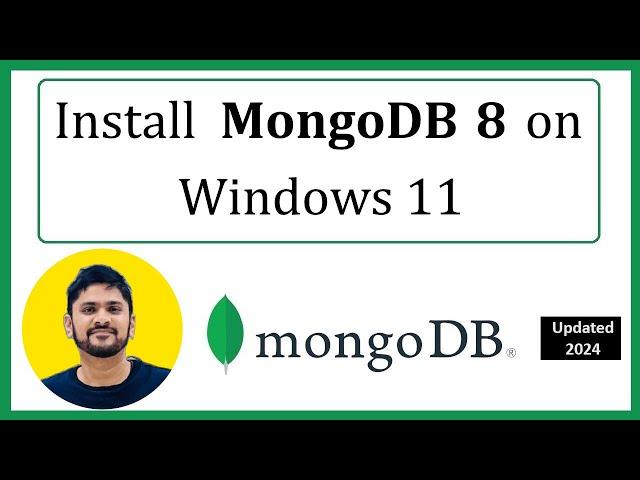 How to install MongoDB 8 on Windows 11 | Amit Thinks