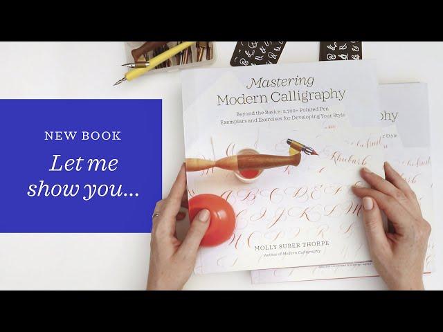 Mastering Modern Calligraphy Book – Look Inside! – Learn new lettering styles