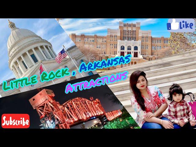 Little Rock , Arkansas Attractions || Most Beautiful High School In USA||Things To Do Little Rock ||