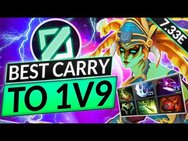 This Carry Hero is BEYOND BROKEN - You MUST MAIN Naga Siren in 7.33E - Dota 2 Core Guide