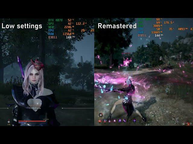 [BDO] Black Desert Online Remastered  LOW/MAX SETTINGS [NVIDIA RTX 4070 12GB] [ i5 13400F] 2K 1440p