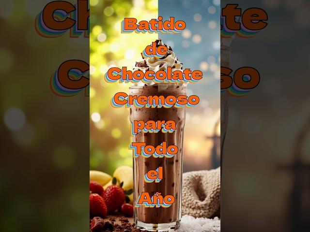 Batido de Chocolate Cremoso para Todo el Año.