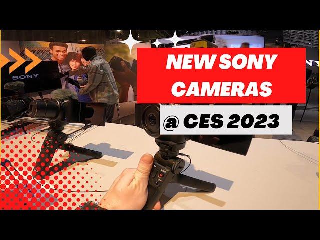 New Sony Vlogging & Cinema Cameras at CES 2023