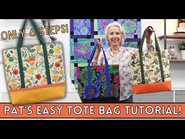 How To Make A Tote Bag - In Only 6 Easy Steps!