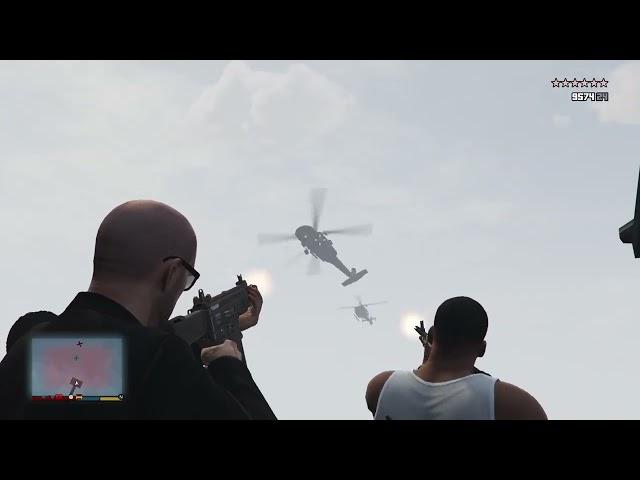 GTA V (R.D.E 4.1): Ultimate 6-Star Cop Escape - Trevor & Crew's Epic Rampage!