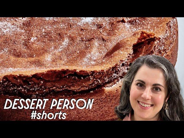 Claire Saffitz Makes Flourless Chocolate Cake #shorts | Dessert Person