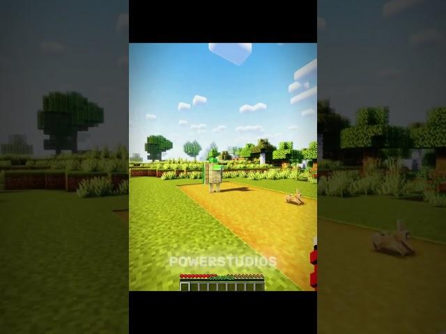Minecraft Rabbit vs Turtle Race 