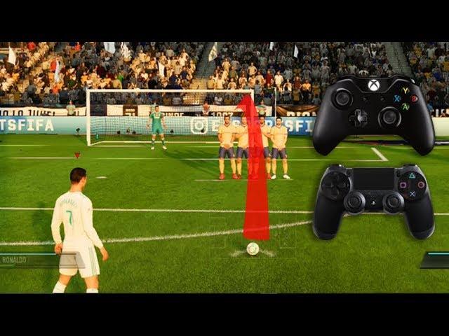 HOW TO TAKE FREE KICKS ON FIFA 18!