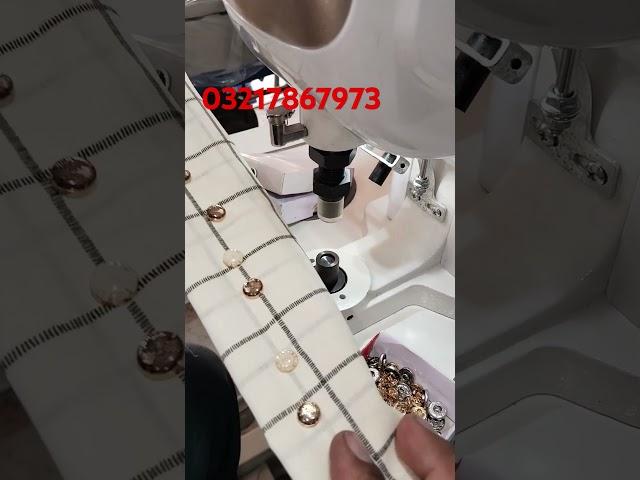 auto button snap DD Apple button #jukimachine #sewingtools #sewing