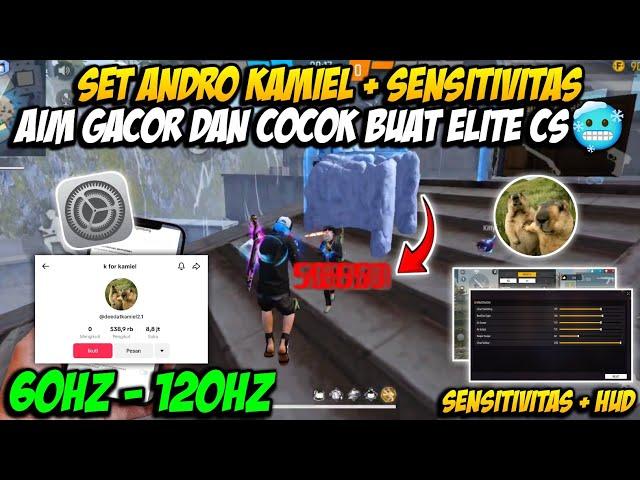 SET ANDRO KAMIL 60HZ  SENSITIVITAS FF AUTO HEADSHOT 2024 SETELAH UPDATE || WORK SEMUA HP