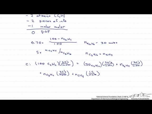Atomic Species Balances