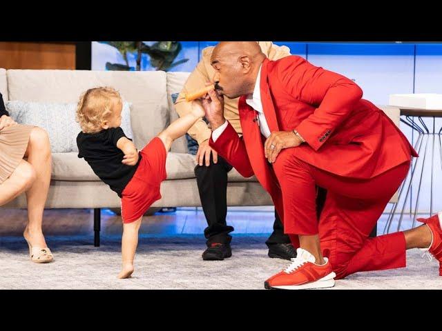 1-Year-Old Superbaby Is a Kickboxing Prodigy II Steve Harvey