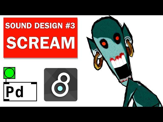 Scream Sound Design in Pure Data and MaxMSP (Sound Design Series #3)