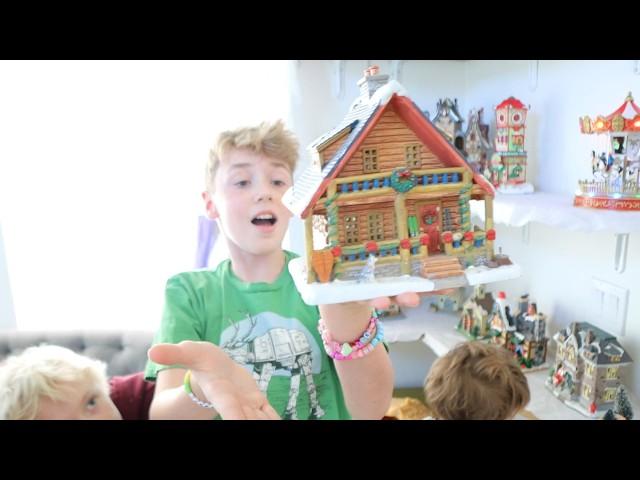 Christmas village is finally up!  (vlogmas day 23)