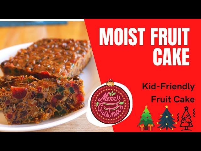 Chunky and Moist Fruit Cake Recipe