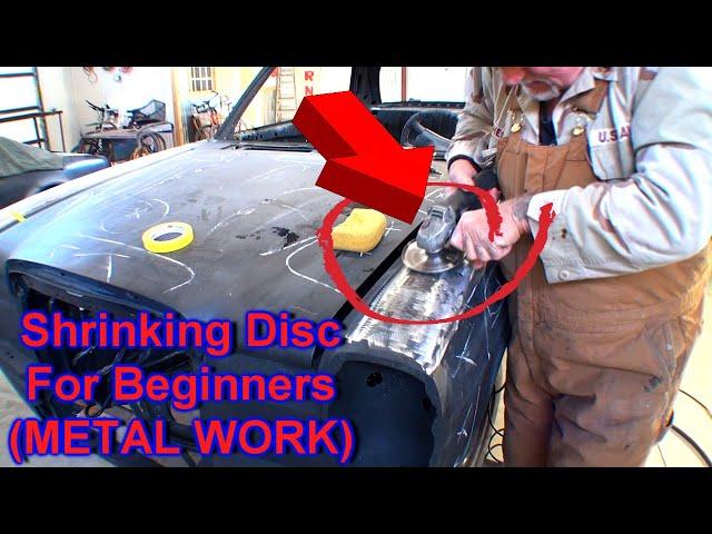 Dent Repair - How To Use A "Shrinking Disc" For Beginners -- Tips And Tricks