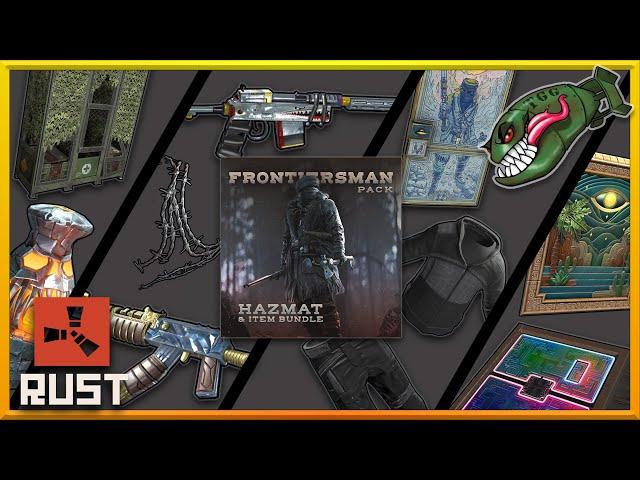 Rust Skins | Frontiersman Pack, Black Diamond Cloths, Shining Edge AR, Bombshell SAR #393