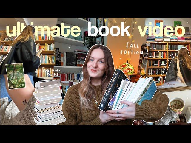 the ULTIMATE autumn book video | book unboxings, book shopping & bookshelf re-organisation