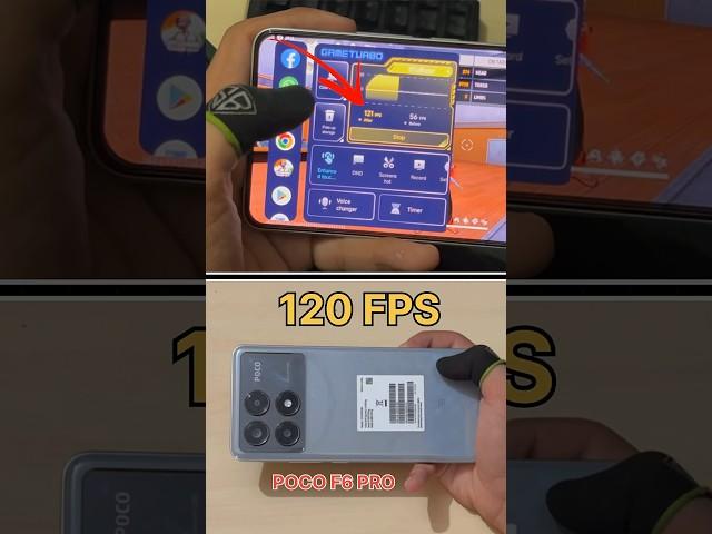 120 FPS  POCO F6 PRO #freefire #120fps #90fps #pocof6pro #pocox6pro #iphone