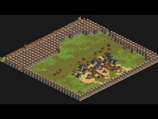 I built 263 Castles to beat AOE2:DE AI on Extreme