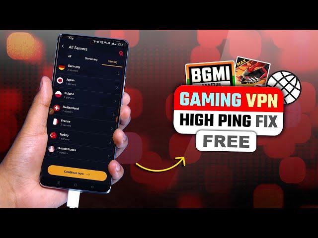 Best Free Gaming VPN For Android In 2024 | Free Fire VPN | BGMI VPN | Low Ping - Fix