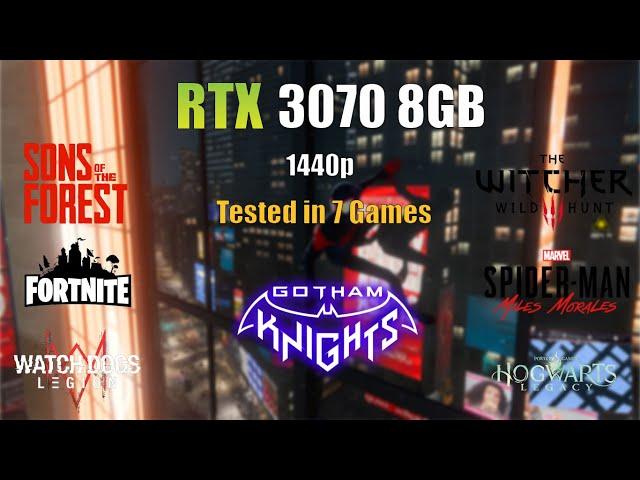 GeForce RTX 3070 + i3 12100F Tested in 7 Games in 2024 | 1440p Gaming